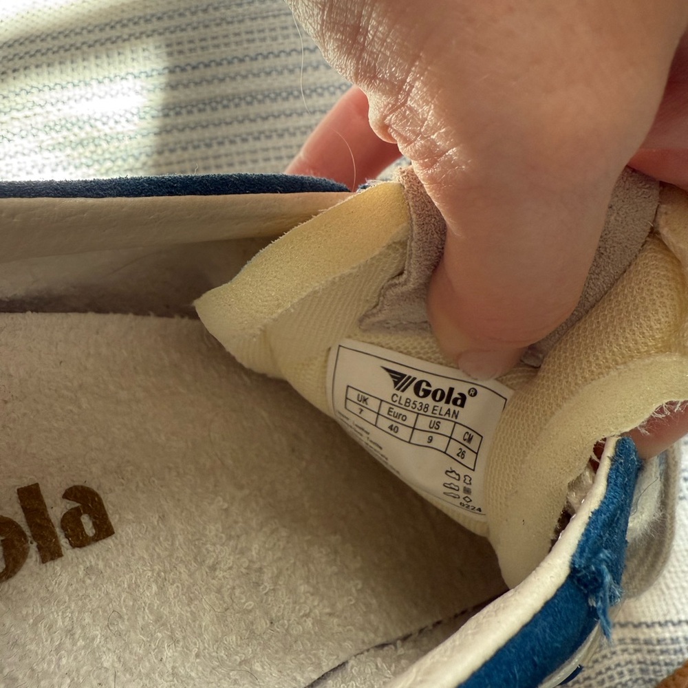 Gola Elan Sneaker in Blue - Women’s US 9 - Picture 9 of 9